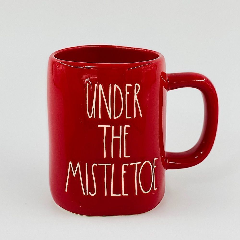 Rae Dunn Red Under the Mistletoe Mug